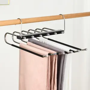 Platzsparendes Foldable Hosenhänger-Rack, haushalts-Mehrzweck-Anwendungen Regal Organisator für Hosen Hosen Schals Schal