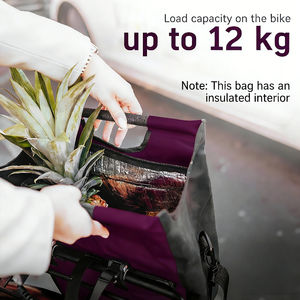 Sac de Selle de Vélo Isolé et Étanche 23L OEM – Sacoche Convertible, Porte-Bagages Universel, Compartiment pour Ordinateur Portable – Fournisseur d'Usine - Product Image 4