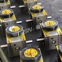 Table d'indexage rotative multi-stations de type DF avec bride, OEM, diviseur haute précision, fonte haute résistance, 30 arcsecondes