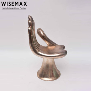 Chaise en fibre de verre, mobilier décoratif d'intérieur, design créatif, robinets de salle à manger, en plastique coloré, 1 pièce - Product Image 5