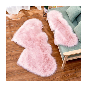 Tappeto Decorativo a Doppio Cuore di Alta Qualità in Peluche Morbido <span class=keywords><strong>per</strong></span> Soggiorno - Product Image 3