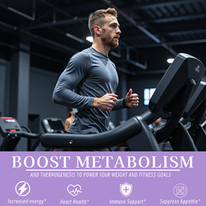 Premium Custom Herbal <b>Supplement</b> Fat Burner Gummies Contains Green Tea Extract Boost Metabolism Support Energy Clarity - Product Image 6