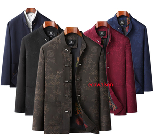 Ecoparty Hiver Nouvelle Veste Ouatée Traditionnelle Chinoise Robe de Couples Chine Longévité Vêtements de Mariage et d'Anniversaire Cadeau de Nouvel An - Product Image 1