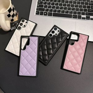 Funda de teléfono de lujo de cuero PU de moda para Samsung Galaxy s24Ultra <span class=keywords><strong>s23</strong></span> + funda de teléfono s21plus DISEÑADORES fundas CC - Product Image 1