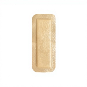 Apósito de espuma con borde de silicona estéril EO de venta directa de fábrica para el cuidado de úlceras por presión sacra, certificado CE, grado médico Clase I - Product Image 1