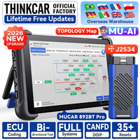 Herramientas de Diagnóstico de Sistema Completo con IA MUCAR 892BT PRO de Almacén en EE. UU., con Mapeo de Topología J2534 Pass-Thru, DOIP y CANFD
