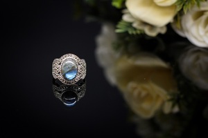 Fashionable Handmade 925 Sterling <b>Silver</b> <b>Ring</b> Featuring Natural Labradorite Gemstone <b>for</b> <b>Men</b> Customizable Wedding Party Jewelry - Product Image 5