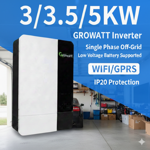 <span class=keywords><strong>Inversor</strong></span> Solar Híbrido <span class=keywords><strong>Growatt</strong></span> SPF5000ES 3KW 5KW Fuera de Red, Compatible con Batería de Litio de 48V, Sistema de Energía Solar - Product Image 1