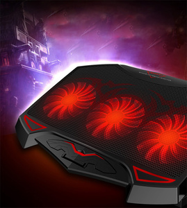 <span class=keywords><strong>Refroidisseur</strong></span> d'ordinateur <span class=keywords><strong>portable</strong></span> de jeu en gros avec double port USB, 3 ventilateurs, base de refroidissement <span class=keywords><strong>pour</strong></span> ordinateur <span class=keywords><strong>portable</strong></span>, support réglable <span class=keywords><strong>pour</strong></span> <span class=keywords><strong>gamer</strong></span> 17,3 pouces - Product Image 3