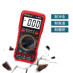 Multímetro Digital X-890D de 3 Dígitos, 1000V, 200A, Apagado Automático, Modelo Estándar - Product Image 1