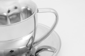 Isolati Tazza di Caffè <span class=keywords><strong>con</strong></span> Piattino In Acciaio Inox a Forma di <span class=keywords><strong>Cuore</strong></span> A Doppia Parete Tazza di Caffè Espresso - Product Image 3