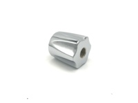 Poignée de robinet étoile de rechange en alliage de zinc chromé, bouton fileté pour robinet de lavabo de salle de bain, poignée de valve