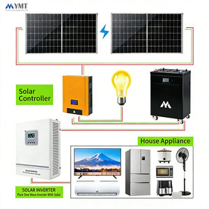 ระบบจัดเก็บพลังงานภายในบ้าน 10.6KW 5.5KW 16.1KWH แบตเตอรี่ 48V 51.2V ระบบจ่ายไฟพลังงานแสงอาทิตย์แบบไฮบริดออลอินวัน - Product Image 4