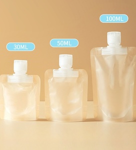 ถุงใส่โลชั่นแบบพกพาขนาด 50 มล. 100 มล. แบบเติมได้ ป้องกันการรั่วซึม  สำหรับขายส่ง  บรรจุภัณฑ์เครื่องสำอางแบบด้าน - Product Image 2