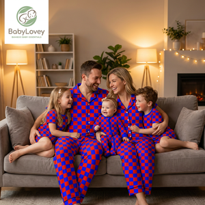 Babylovey Livraison Rapide Pyjamas Personnalisés OEM en Viscose de Bambou pour la Famille – Style Maman et Moi de Qualité Supérieure - Product Image 2