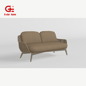 Lettino Prendisole Doppio Moderno da Esterno Pieghevole in Tessuto Impermeabile con Stampa Floreale per Patio, Giardino, Bordo Piscina, Villa - Product Image 3