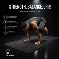 Tapete de Yoga Yugaland Flagship 140 de Gamuza, Antidesgarro, Antideslizante, de Caucho Natural, Venta al Por Mayor