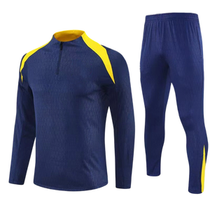 25/26涤纶纤维新季成人足球薄款夹克阿尔及利亚足球球衣防风衣套装 - Product Image 1