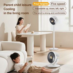 Escritorio S34 Actualizado 360. Ventilador de Pie Circulador de Aire Cool Breeze, Viento Fuerte y Confortable, Ventiladores de Circulación Profunda y Fresca - Product Image 4
