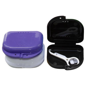 Estuche para Retenedores Dentales al por Mayor, Caja para Guardar Dentaduras Postizas con Cepillo para Implantes, Equipo de Limpieza y Relleno Dental - Product Image 1