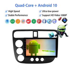 Cho Honda Civic LHD 2001 2005 xe đa phương tiện Player 9 "Android 13 xe đài phát thanh với GPS wifi obd2 DAB + âm thanh video - Product Image 4