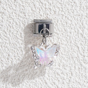 Venta al por mayor de dijes italianos de dibujos animados, dijes italianos de acero inoxidable impermeables, pulsera de dijes italianos para la fabricación de joyería DIY - Product Image 2