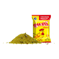Assaisonnement en poudre naturel 10g pour bouillon de poulet épicé jaune mélangé, qualité HALAL A, durée de conservation 24 mois, meilleure qualité