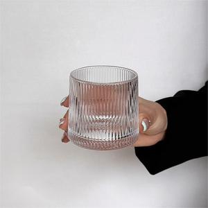 Sáng Tạo hiện đại đáy phẳng cốc thủy tinh với Coaster máy rửa chén & lò vi sóng an toàn cho cà phê Whisky nước trái cây Beer-Home & Bar sử dụng - Product Image 6