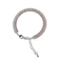 Nouveau Bracelet Chaîne Quadrilatère en Zircon 2025, Style Luxe Léger pour Femme, Plaqué Électrolytique, Cadeau Idéal