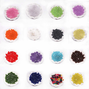<b>Acrylic</b> Plastic Imitation Pearl Beads 3-12mm Round Multi Color For Jewelry Making DIY Accessories - Product Image 1