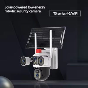 Cámara de Seguridad CCTV para Exteriores 4G Solar V380 PRO, 4 Lentes, 3 Pantallas, Zoom Óptico, CMOS, Inalámbrica, Red IP, Nube, Tarjeta SIM, APP - Product Image 3