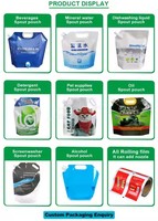 prouve que les pochettes de bec liquide de vin de qualité alimentaire tiennent debout le papier d'aluminium pour les boissons