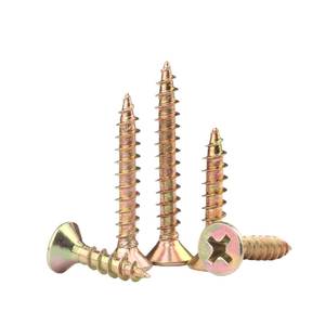 Tornillos de Fijación Galvanizados de Fibrocemento de Alta Resistencia, Tornillos Autorroscantes de Cabeza Avellanada con Ranura Cruzada para Tablero de Madera - Product Image 5