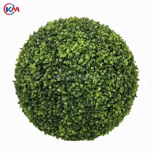 Фабричная пластиковая милановая трава, искусственный топиарный шар, шар из самшита, искусственный растительный травяной шар