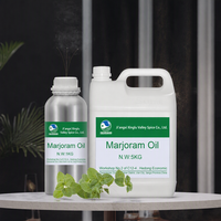 Minyak Esensial Marjoram 100% Murni Kelas Terapi Bersertifikat Cosmos, Minyak Aromaterapi Mentah untuk Diffuser, Pijat, dan Mandi