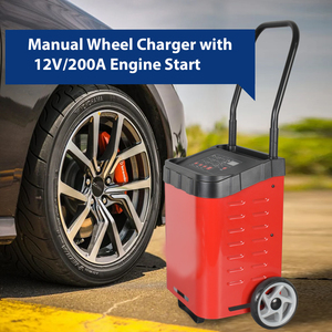 <span class=keywords><strong>Cargador</strong></span> de batería eléctrico con ruedas completamente automático, arranque de motor 400A Amp <span class=keywords><strong>12</strong></span> V <span class=keywords><strong>4</strong></span> <span class=keywords><strong>voltios</strong></span> para coche, SUV, camión, baterías marinas - Product Image 2