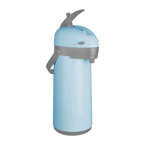 1.9l termo de doble capa de metal con plástico <span class=keywords><strong>y</strong></span> silicona Vacío Aeropuerto Termo Botellas Dispensador de café Bomba Frasco para agua caliente - Product Image 5