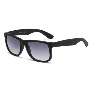 Gafas de Sol de <span class=keywords><strong>marca</strong></span> de lujo 4165 para hombre y mujer con montura cuadrada negra mate y <span class=keywords><strong>lentes</strong></span> de cristal con degradado de luz azul Estilo clásico - Product Image 1