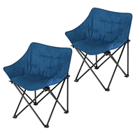 Chaise lune moderne portable en tissu Oxford 600D avec cadre métallique noir, épaissie et ultralégère, pour salle à manger, entrée, camping, pique-nique, pêche, plage