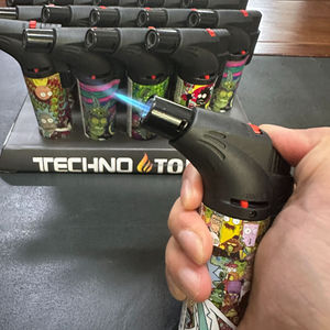 Mixed Designs Torch <strong>Lighter</strong> Refill Windproof Cigarette <strong>Lighter</strong> <strong>Smoking</strong> Plastic Slant Torch <strong>Lighters</strong> Smoke Shop <strong>Accessories</strong> - Product Image 1