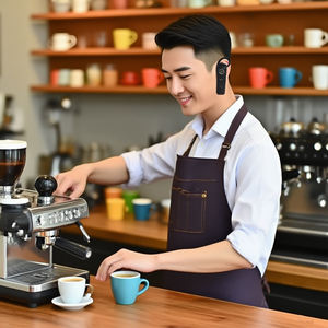 <span class=keywords><strong>Headset</strong></span> interkom nirkabel 500-1000mah hemat energi harga grosir dengan kait telinga Walkie-Talkie untuk Kedai Kopi - Product Image 4