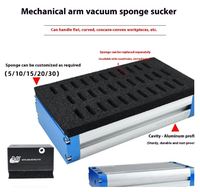 Actuador de Esponja de Vacío EOAT para Robots, Pinza Neumática de Alta Resistencia para Paletización de Cartón, Manipulación de Placas de Acero, Tableros de Madera y Ladrillos
