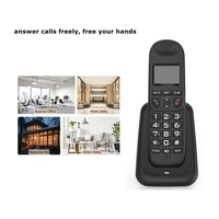 Téléphone sans fil DECT extensible, téléphone numérique sans fil pour bureau et domicile, application de bureau