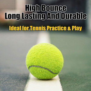 Pelota de tenis de fibra química de caucho Natural colorida de alta calidad, pelota de Pádel profesional para exteriores, tenis de pádel - Product Image 3