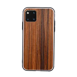 2024 nouvelle conception personnalisée naturel véritable bois de noyer PC housse rigide en bois pour iPhone 15 Pro Max coque de téléphone en bois