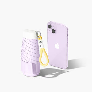 Vente en gros de grandes quantités de mini parapluies pare-soleil de poche 6 fois résistants aux UV avec plusieurs couleurs disponibles - Product Image 2