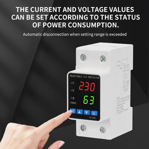 2P ev AC SVCS stabilizatörler 110V/220V dijital ekran devre kesici 32A/40A/63A ayarlanabilir aşırı akım kısa tek TND - Product Image 3