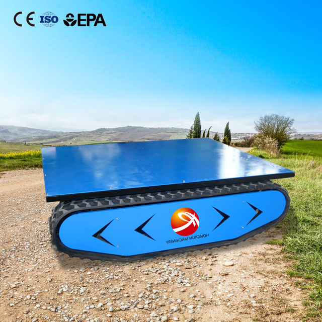 Wireless Remote Control Electric Robot Crawler Chassis Platform 500kg Load Capacity 20km/h Speed 1h Endurance