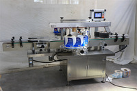 Machine d'étiquetage automatique 2025 la plus vendue pour bouteilles, bocaux et pots – Applicateur d'étiquettes adhésives pour bouteilles rondes