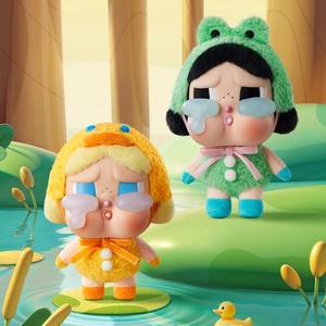 Auténtico Pop Mart Crybaby Crying Again Tears vinilo cara juguetes de peluche cajas ciegas lindo colgante encantador regalo creativo regalos - Product Image 4